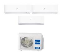 Climatizzatore trial split Haier Expert White Wifi 7000+9000+24000 Btu inverter R32 4U75S2SR5FA