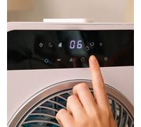 Cecotec - Condizionatore evaporativo EnergySilence 5000 Cool Wave, Motore CC 60W, Capacità di 5 L, Display a LED, Controllo touch, 12 velocità, 3 modalità, Timer fino a 9 ore, Oscillazione a 360°