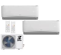 Zephir Climatizzatore Dual Split Inverter 9000 + 12000 Btu /h Inverter Classe A++/A+ (Unit Interna + Unit Esterna) - ZDUO 9000 + 12000