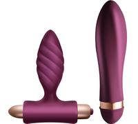 Climaximum - desire kit vibratore twisted + plug anale