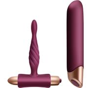 CLIMAXIMUM - KIT RAPTURE VIBRATORE CLASSICO + PLUG ANALE PER PRINCIPIANTI