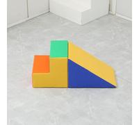 Climber, set da gioco for principianti, assortiti, blocchi arrampicata in schiuma 3 pezzi for bambini piccoli, giocattoli impermeabili for for gattonare e scivolare in un parco giochi al coperto(B)