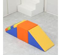 Climber, set da gioco for principianti, assortiti, blocchi arrampicata in schiuma 3 pezzi for bambini piccoli, giocattoli impermeabili for for gattonare e scivolare in un parco giochi al coperto(G)