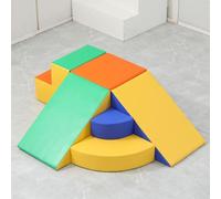 Climber, set da gioco for principianti, assortiti, blocchi arrampicata in schiuma 3 pezzi for bambini piccoli, giocattoli impermeabili for for gattonare e scivolare in un parco giochi al coperto(C)