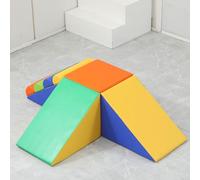 Climber, set da gioco for principianti, assortiti, blocchi arrampicata in schiuma 3 pezzi for bambini piccoli, giocattoli impermeabili for for gattonare e scivolare in un parco giochi al coperto(E)