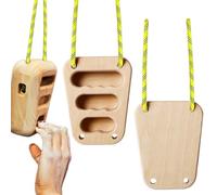 Climbing Board - Doppio Pannello Da Palestra Per Scalatori,Kit di Allenamento in Legno per Esercizi con le Dita Arrampicatori Palestra Casa Riabilitazione Uomini Donne