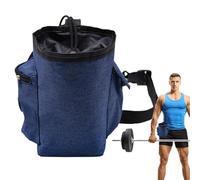 Climbing Chalk Bag - Oxford Cloth, 7.09x3.94x3.94in Zippered Pocket Dustproof And Durable | Large Capacity Chalk Bucket, Outdoor Climbing Pouch For Bouldering, Rock Climbings, Gym, Hiking And Training