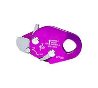 Climbing Descender Tool, Belay Safety Device, Alluminio Auto Lock System, High Strength Durable Lightweight Safety Control Mechanism, Mountaineering Use for Rock Tree Mountain Fire Escape Outdoor
