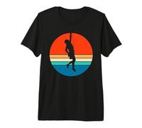 Climbing Old School Climber Men Women Bouldering Gift Maglietta Premium