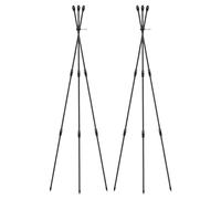 Climbing Plant Garden Trellis Set, Rust-Proof Reusable Support Rack, for Potted Veggies, Roses, Cucumbers, Indoor Balcony, Greenhouse, Patio Gardening, 2 Pieces, 47.24 Inches