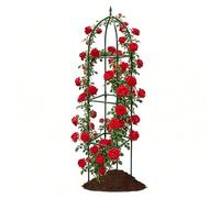 Climbing Plant Support - Outdoor Trellis 47.24 Inches, Adjustable Vertical Frame Holder Structure, Weather Resistant Garden Stand | Vine Vegetable Flower Fruit Trainer Patio House Outside Privacy Wedd