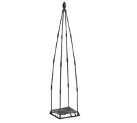 Climbing Plant Trellis, Metal Garden Support, Rustproof Heavy-Duty Frame, Vertical Growth Tower, Strong Outdoor Structure, For Cucumber Rose Flower Patio Balcony, 10.83x50.79 Inches