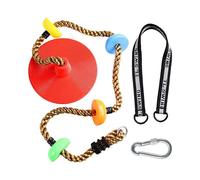 Climbing Rope Swing Tree Swing Kids Swing with Platform and Disc Swing Seat Set Outdoor Playground Playset Accessories