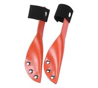 Climbing Spike Covers 2 Pack | PU Leather, Universal Size | Protective Soft Sheath For Tree Spikes, Pole Climbing Gaffs | Safety Tip Guard