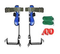 Climbing Spike Kit - Tree Climbing Spurs, Gaff Set | Arbor Climb Kit Equipment, Safety Strap ClimMbing Gear, Professional Arborist Gaffs for Tree Work Harvest Picking Fruit Gardening Yard Fruit Orchar