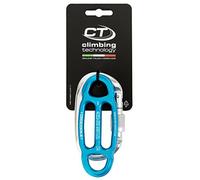 Climbing Technology Crocodile Kit - kit discensore+moschettone Blue/Silver unisex