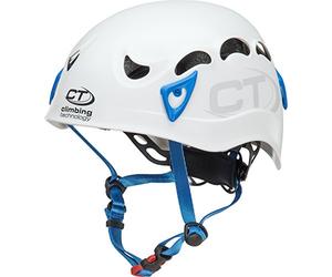 Climbing Technology Galaxy Casco, Unisex - Adulto, Bianco/Azzurro, Regolabile da 50-61 Cm