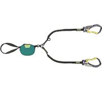 Climbing Technology Hook It Twist - set via ferrata Black/Green unisex