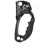 Climbing Technology Quick Roll Ascender, Aviazione in Lega Leggera Alpinismo Roccia Ergonomica Attrezzatura per Discesa in Corda Doppia, per Arrampicata E Rigging(Black)