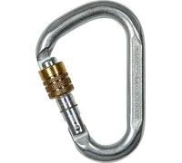 Climbing Technology Snappy Steel SG, Moschettone Unisex-Adulto, Argento, Unica