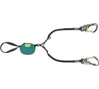 Climbing Technology Top Shell Twist - set via ferrata Black/Green unisex