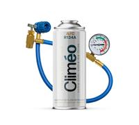 Climéo 400ml Sostituto ecologico per refrigerante R134a/R12 Riempimento manuale dell'aria condizionata (1 lattina + tubo, 2in1)