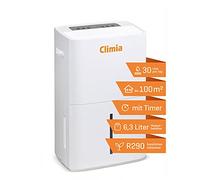 Climia CTK 240 - Deumidificatore elettrico, piccolo deumidificatore (max. 30 l/giorno) adatto per ambienti fino a 230 m³ .