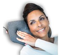 CLIMSOM - Cuscino riscaldante cervicale in memory foam, trazione cervicale morbida, borsa nera in dotazione