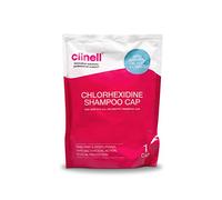 Clinell, flacone singolo di shampoo con clorexidina (lingua inglese)
