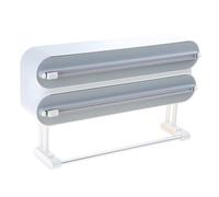 Cling Wrap Cutter Pratico Foglio di Alluminio Storage Rack Wrap Frigorifero Mount Rolls Rack di Taglio