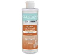 CLINIANS | Acqua Micellare Illuminante alla Vitamina C, Dermatologicamente testata, Pulisce Delicatamente, Made in Italy, 400 ml