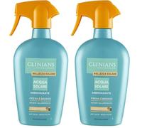 CLINIANS | Acqua Solare Abbronzante Fresh & Bronze, con Niacinamide, Acqua di Cocco e Acido Ialuronico, 450mL (Confezione da 2)