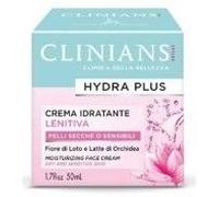 CLINIANS | Hydra Plus Crema Viso Idratante Lenitiva, Dermatologicamente Testato, Made in Italy, 50 ml