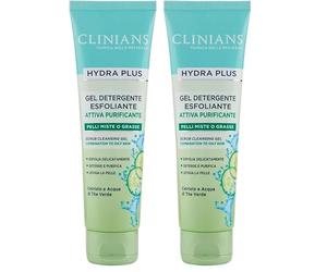 Clinians - Hydra Basic Gel Detergente Esfoliante 150 ml (Confezione da 2)