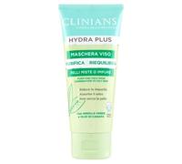 CLINIANS | Hydra Plus Maschera Viso Purificante, Dermatologicamente Testato, Made in Italy, 75 ml