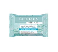 CLINIANS | Hydra Plus Salviette Struccanti, Made in Italy, 25pz x 6 Pezzi