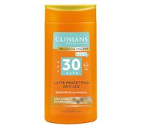 CLINIANS | Latte Protettivo Anti Age SPF30, con Acido Ialuronico, 200mL