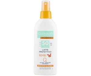 Clinians Latte Solare Bimbi Pelli Sensibili P50+, 150ml