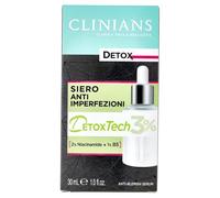 CLINIANS | Siero Anti Imperfezioni, Detox, Dermatologicamente Testato, Made in Italy, 30 ml