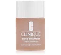 Clinique Anti-Blemish Solutions Liquid Foundation Makeup fondotinta anti-imperfezioni con acido salicilico, per pelli da miste a grasse | Coprenza media, finish matte naturale, 30 ml