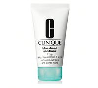 Clinique Blackhead Solutions 7 Day Deep Pore Cleanse and Scrub 125 ml Un detergente che riduce la visibilità di pori e punti neri, lasciando la pelle pulita e purificata.125 ml