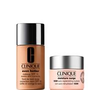 Clinique Even Better Vitamin Makeup Foundation & Moisture Surge 100H Hydrator Moisturiser Bundle (Various Shades) - WN 98 Cream Caramel WN 98 Cream Caramel