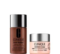 Clinique Even Better Vitamin Makeup Foundation & Moisture Surge 100H Hydrator Moisturiser Bundle (Various Shades) - WN 125 Mahogany WN 125 Mahogany