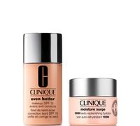 Clinique Even Better Vitamin Makeup Foundation & Moisture Surge 100H Hydrator Moisturiser Bundle (Various Shades) - WN 30 Biscuit WN 30 Biscuit