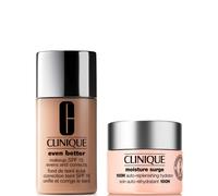 Clinique Even Better Vitamin Makeup Foundation & Moisture Surge 100H Hydrator Moisturiser Bundle (Various Shades) - CN 40 CREAM CHAMOIS CN 40 CREAM CHAMOIS