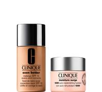 Clinique Even Better Vitamin Makeup Foundation & Moisture Surge 100H Hydrator Moisturiser Bundle (Various Shades) - WN 80 Tawnied Beige WN 80 Tawnied Beige