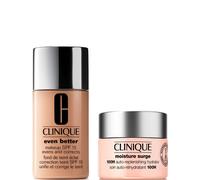 Clinique Even Better Vitamin Makeup Foundation & Moisture Surge 100H Hydrator Moisturiser Bundle (Various Shades) - CN 08 LINEN CN 08 LINEN