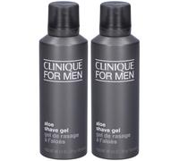 Clinique For Men Gel da Barba all´Aloe 2x125 ml