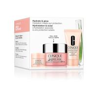 Clinique Cura della pelle Cura idratante Hydrate & Glow Sun Moisture Surge™ SPF 25 Sheer Hydrator 50 ml + Moisture Surge™ Overnight Mask 30 ml + All About Eyes™ 5 ml 1 Stk.