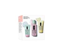 Clinique Set regalo 3 fasi - Sapone viso 30 ml, Clarifying Lotion 3 60 ml, Gel idratante 30 ml